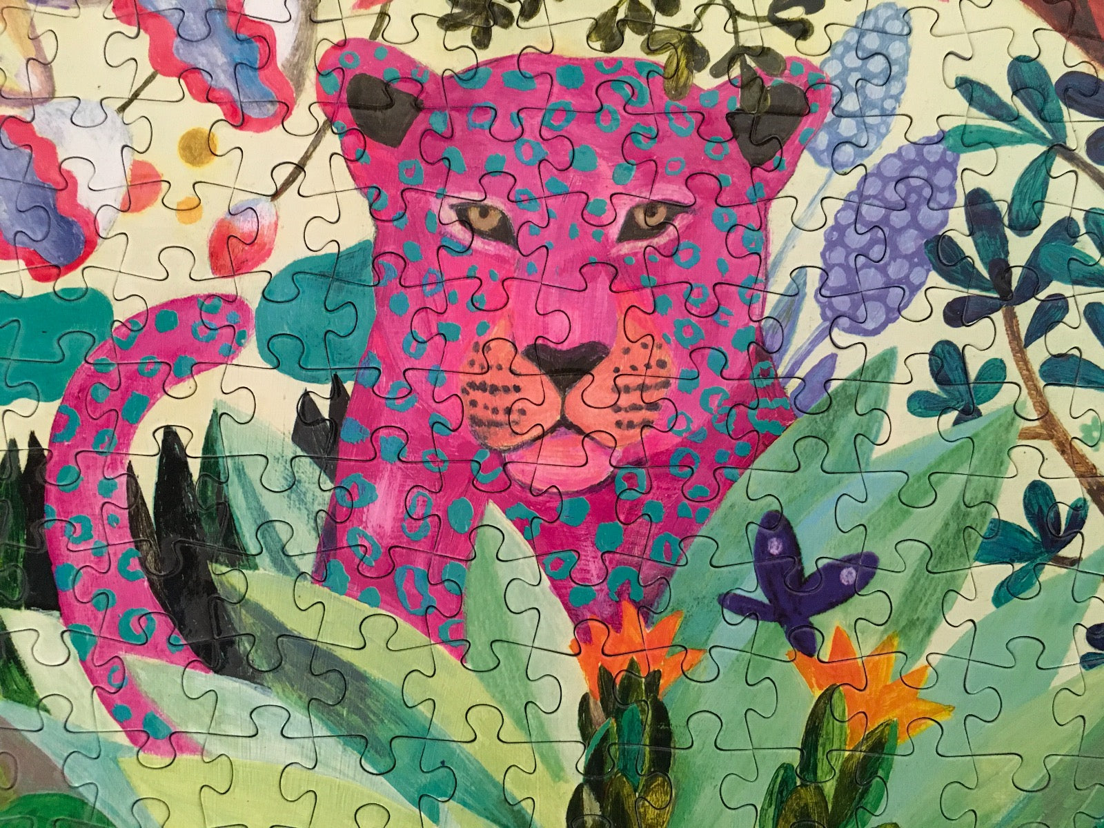 djeco rainbow tiger puzzle 1000 piece