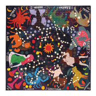 EeBoo Zodiac 1000 Piece Glow In The Dark Family Puzzle