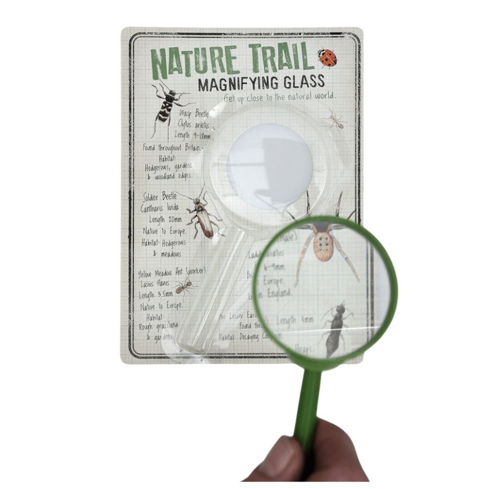 Nature trail magnifying glass