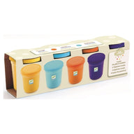 Djeco 4 Tubs of Modelling Play Dough - Nature