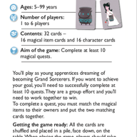 Magical school card game