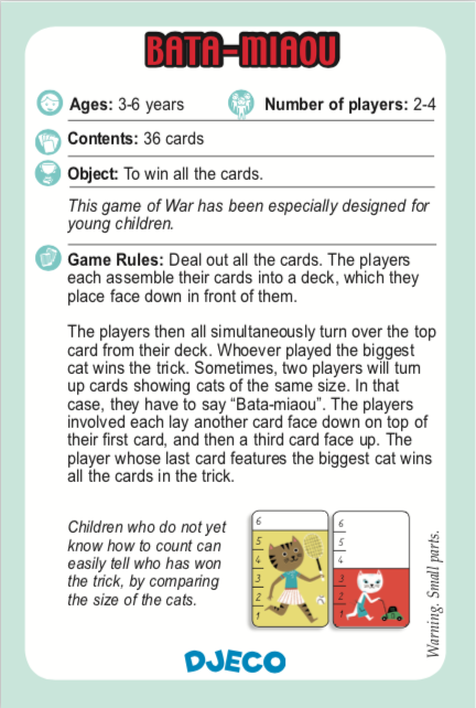 Djeco card games
