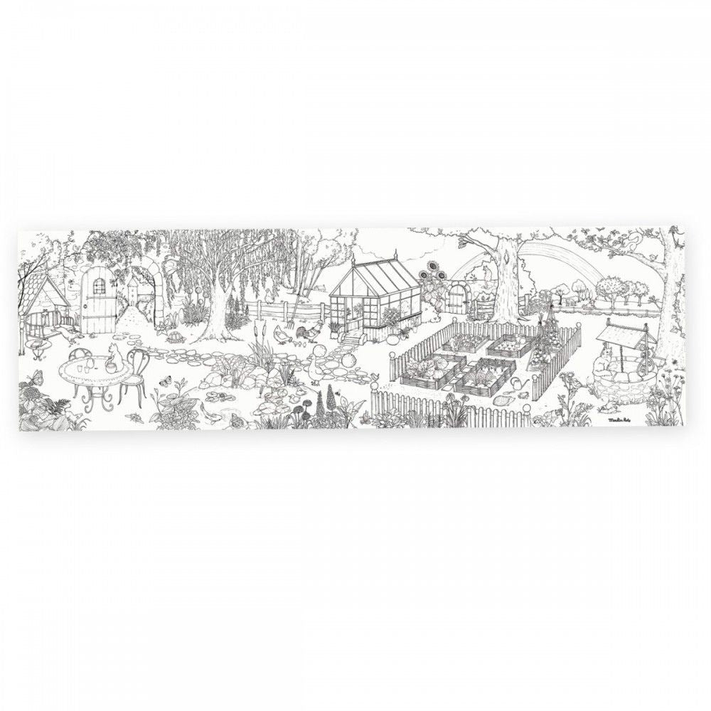 Moulin Roty Giant Colouring - A Walk in the Garden